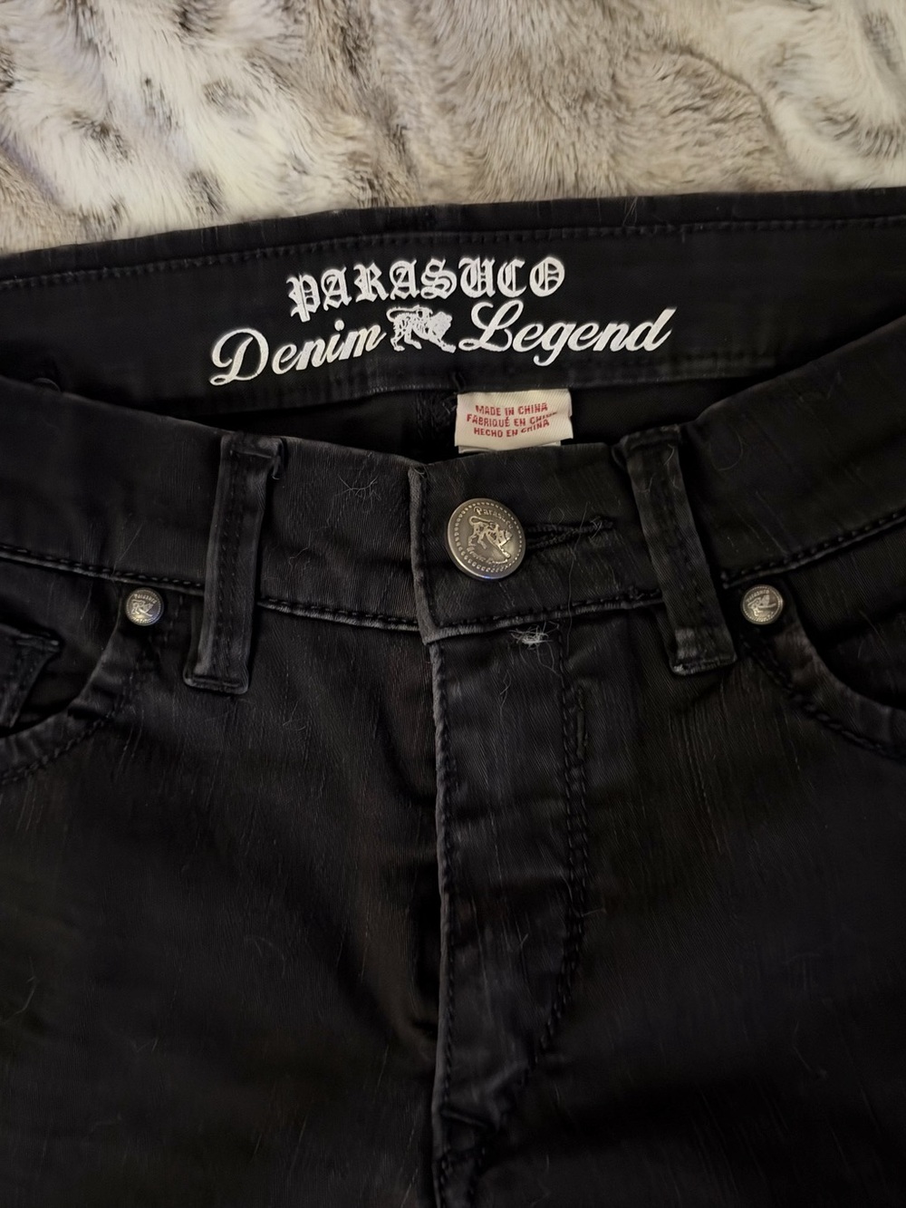 Women’s Parasuco Denim Legend Straight Leg Jeans in Black